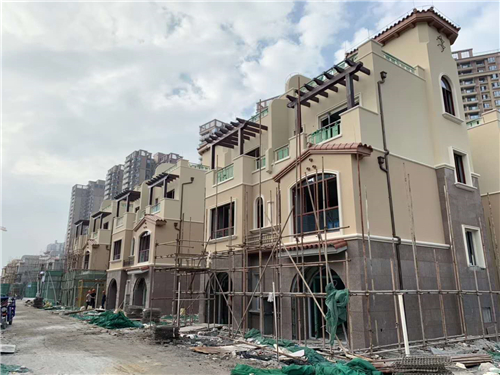 新世纪颐龙湾装饰线条工程